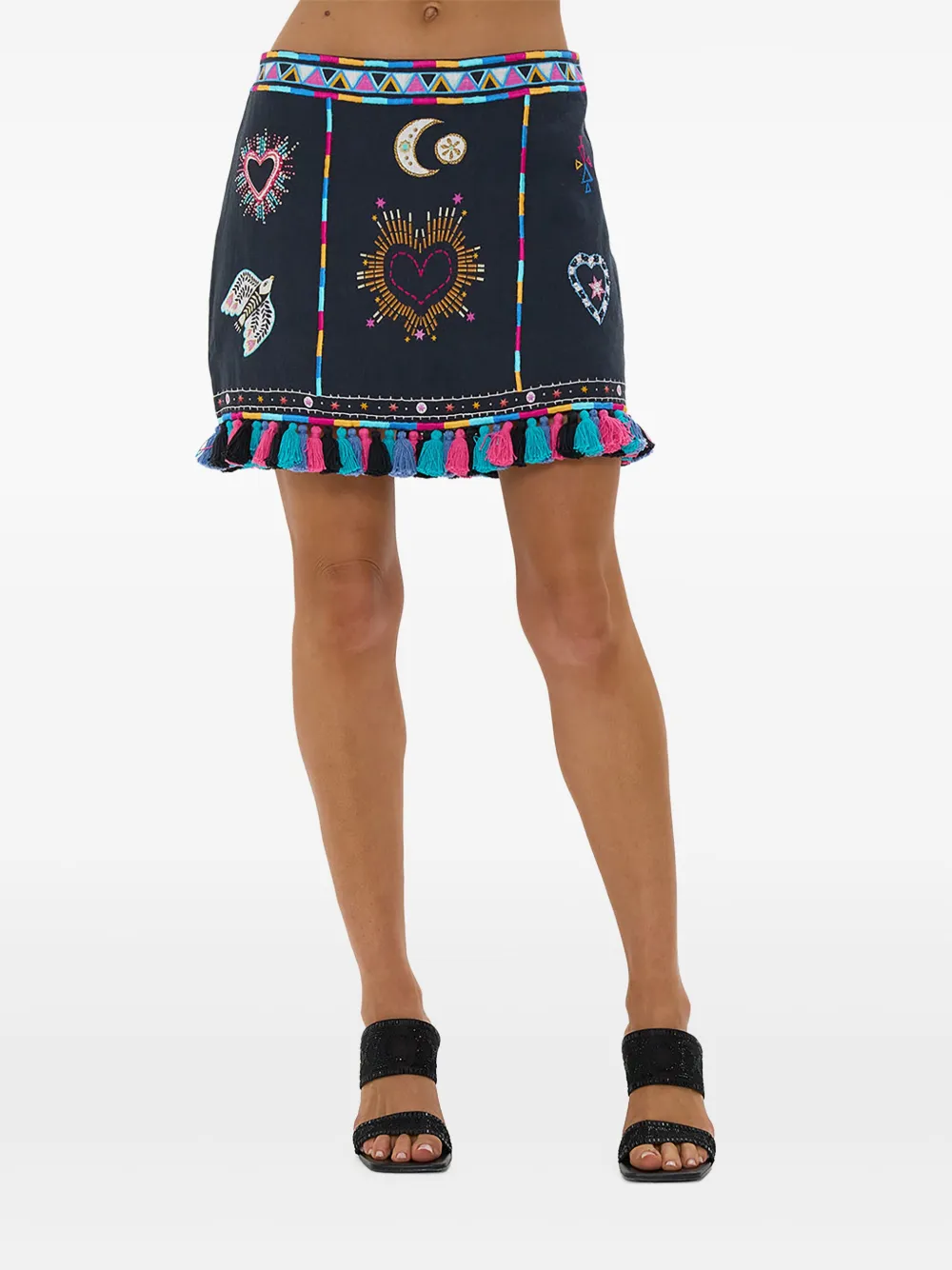 Camilla Nubian Nights A-lijn rok Blauw