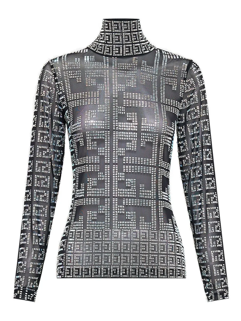 Camilla turtleneck top | Black | Image 1