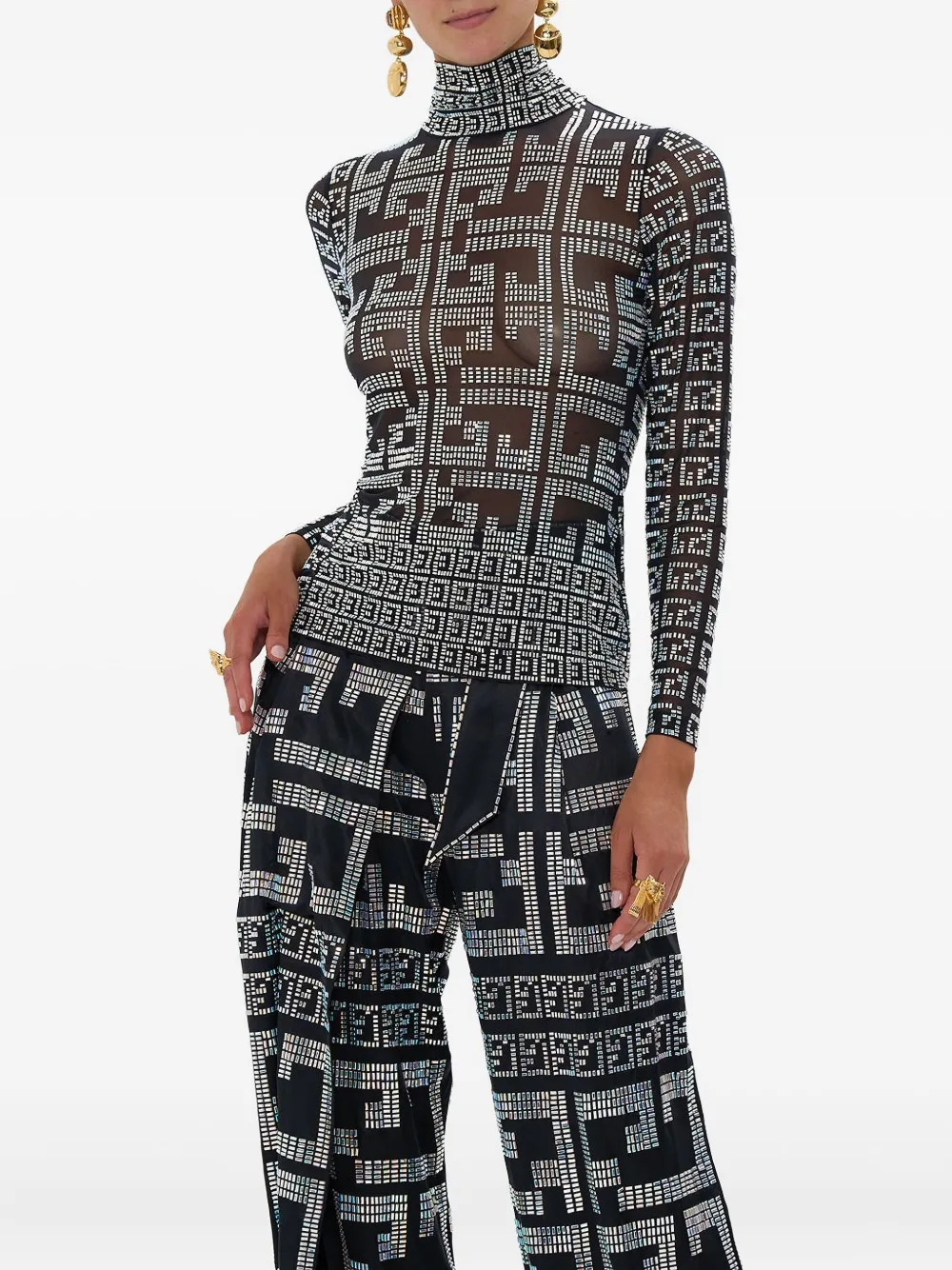 Camilla Top met col Zwart