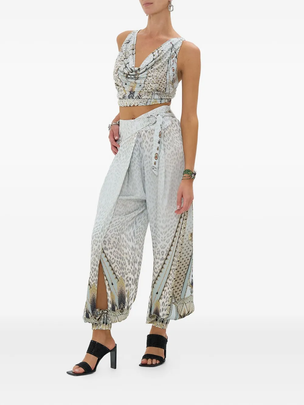 Camilla Top met col Blauw