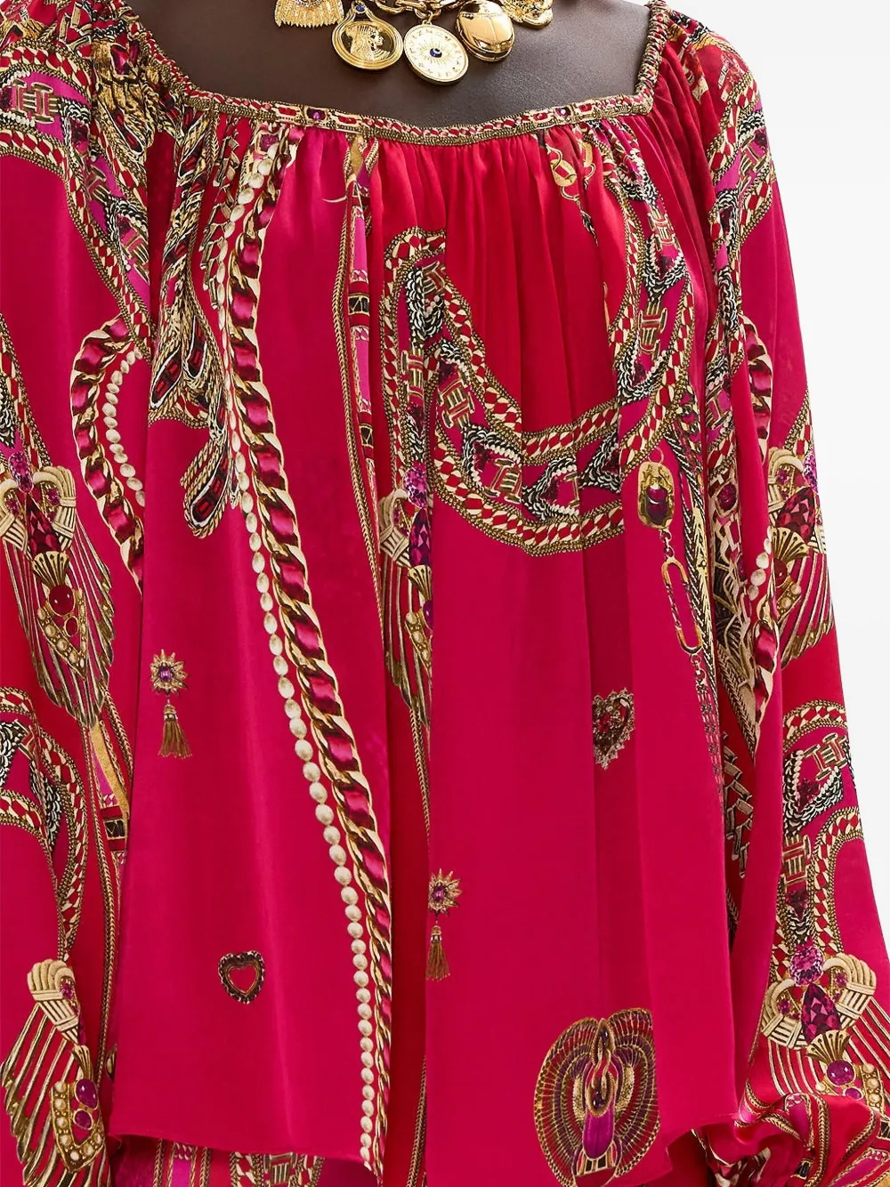 Camilla Kissed By A Cobra blouse Roze