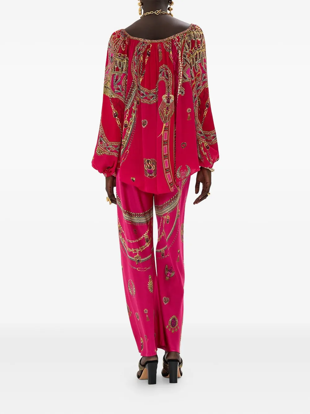 Camilla Kissed By A Cobra blouse Roze