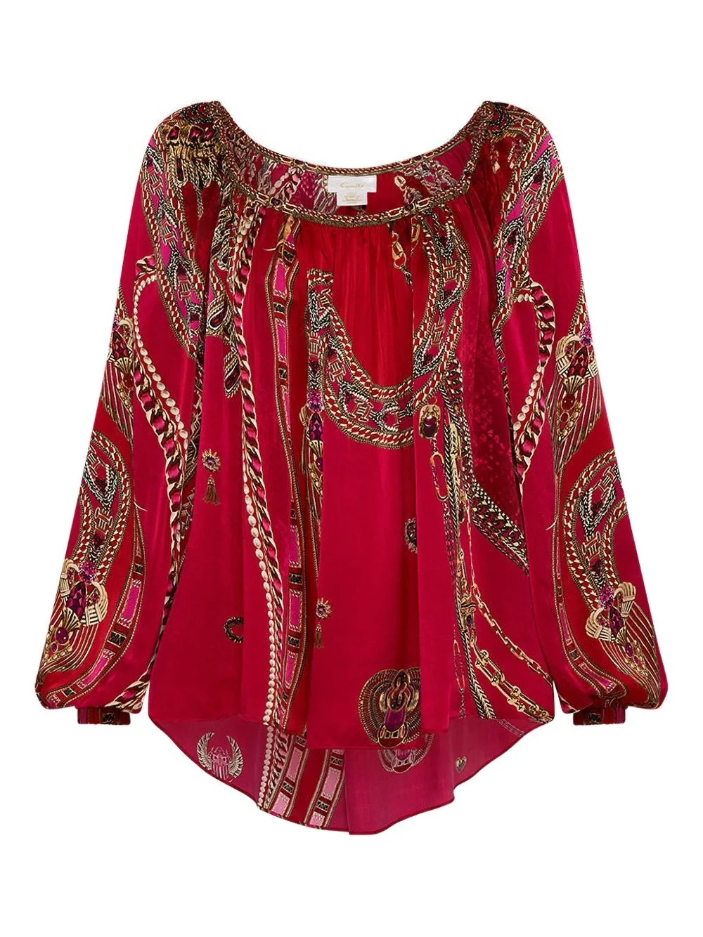 Camilla Kissed By A Cobra blouse - Rosa