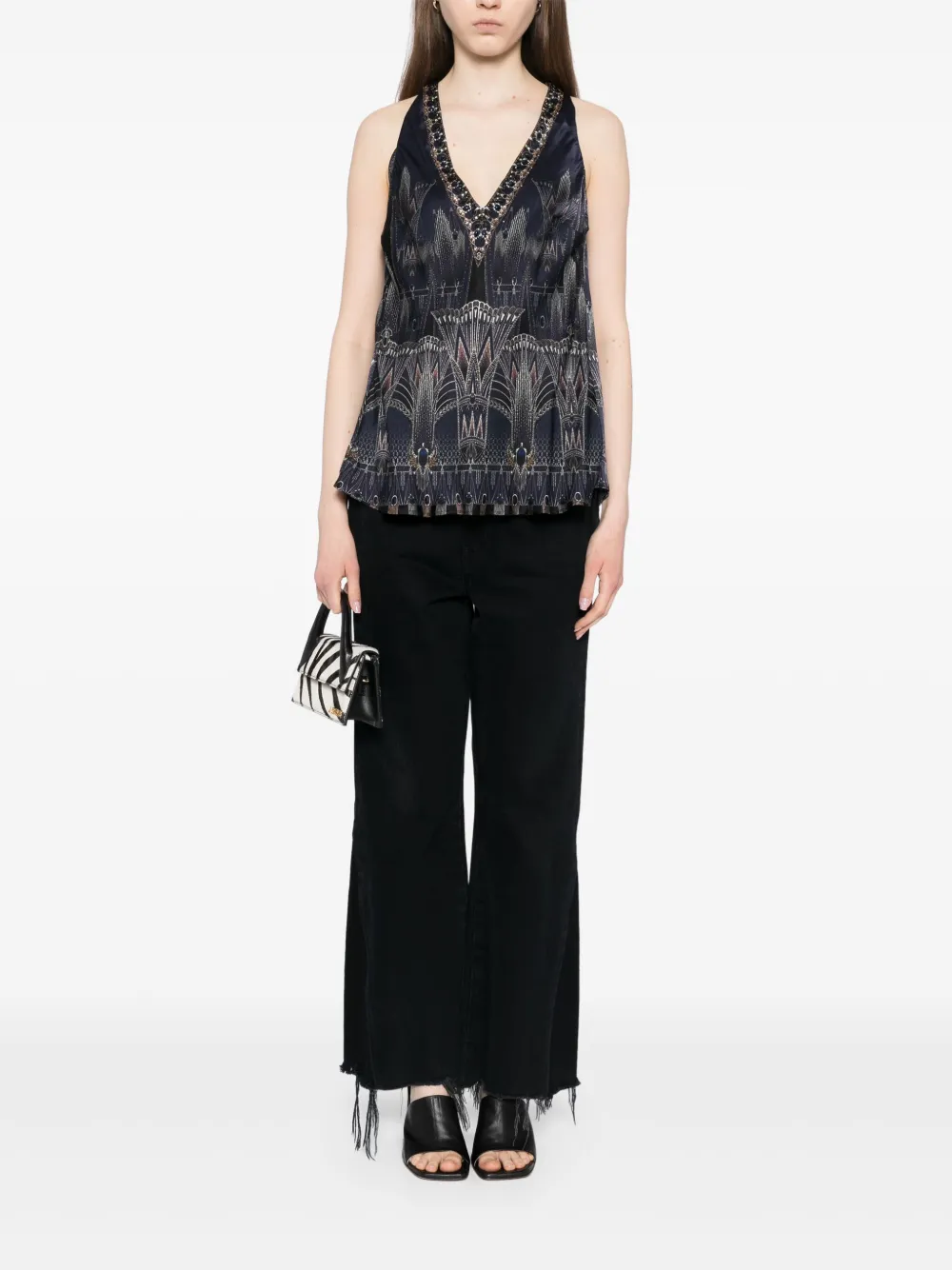 Camilla Top The Egypt Effect con scollo a V | Canotte | Image 2