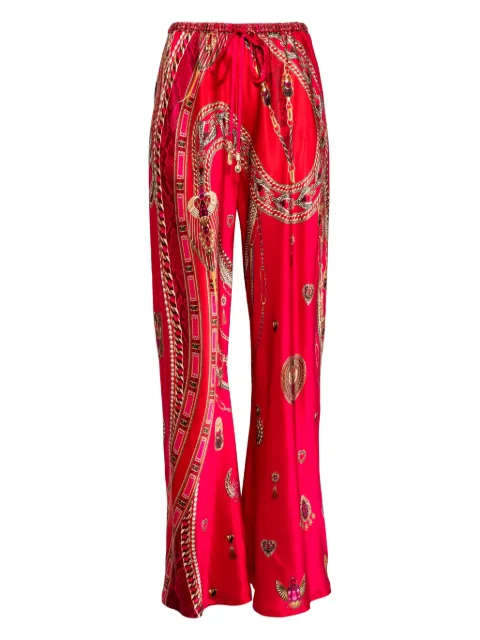 Camilla bias cut drawstring pants