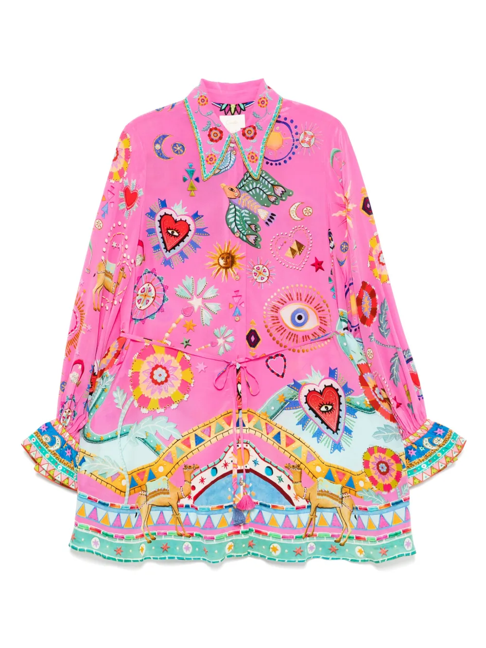 The Rainbow Roads Shift shirt dress