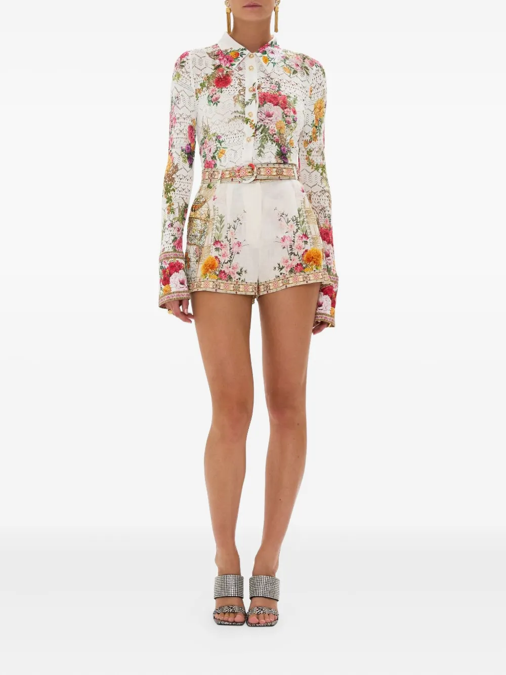 Camilla Egyptian Rose shirt - Wit