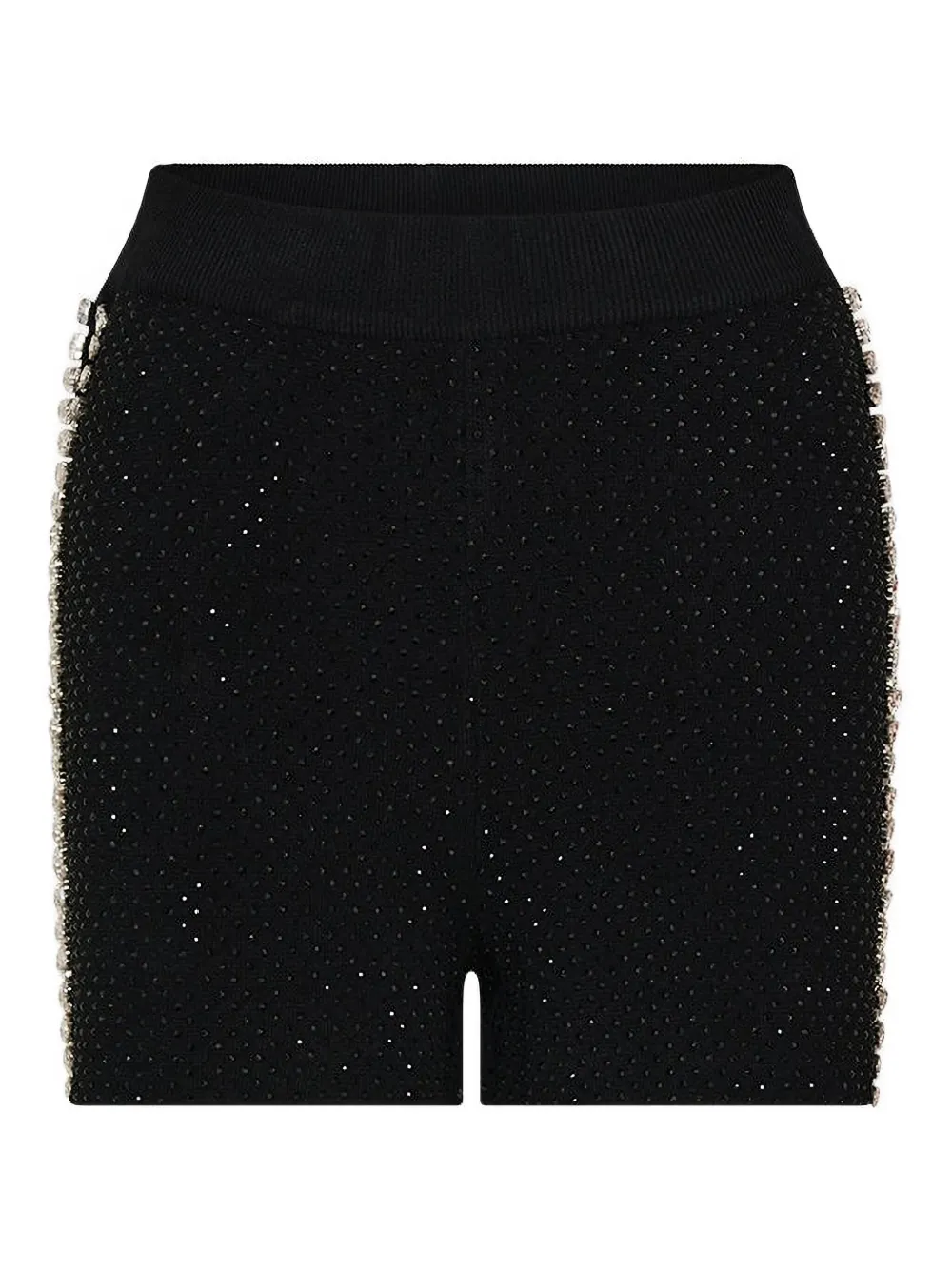 Camilla Mark of Medusa knitted shorts - Nero