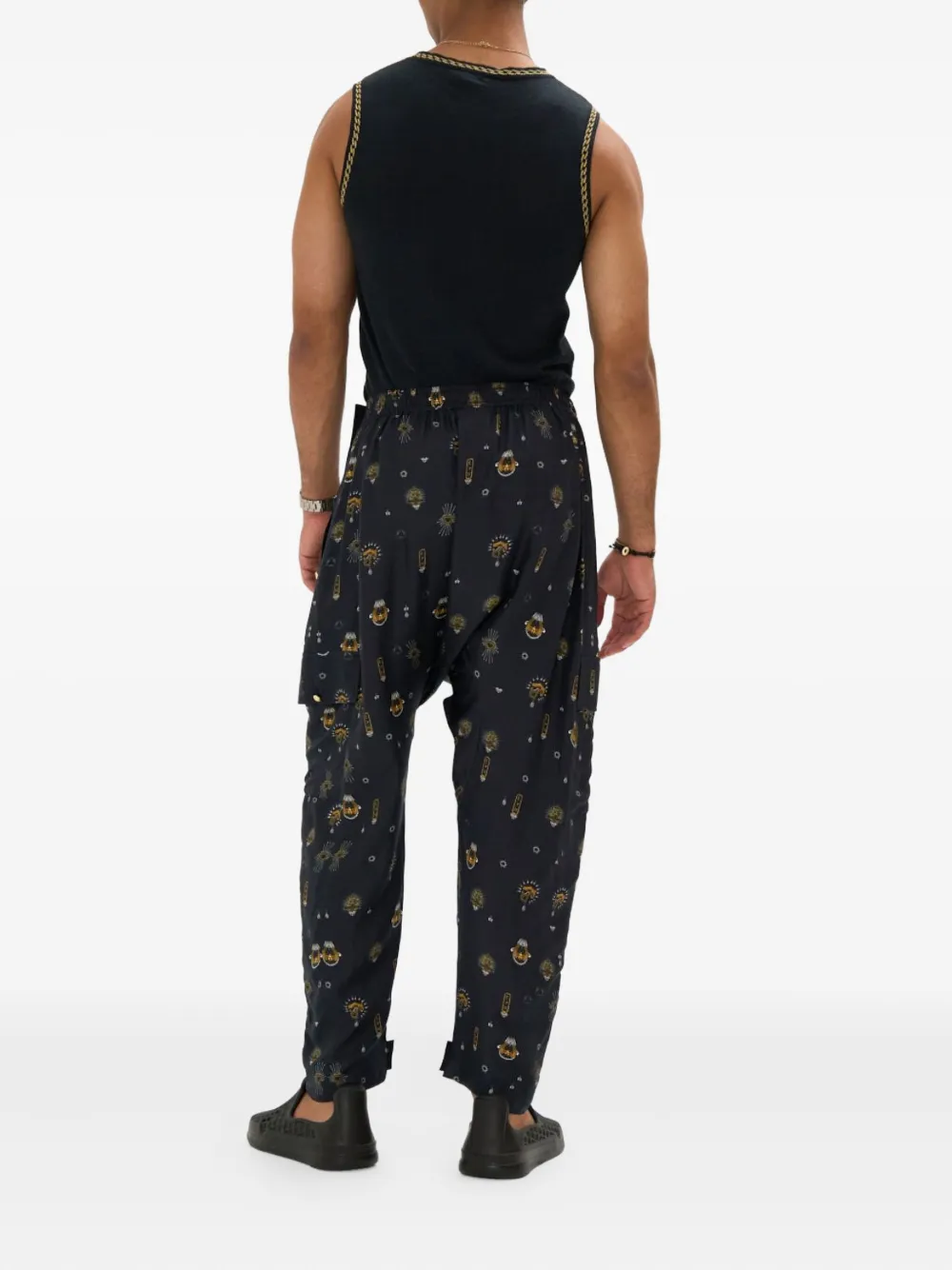 Camilla Call Me Cleopatra broek met verlaagd kruis Zwart