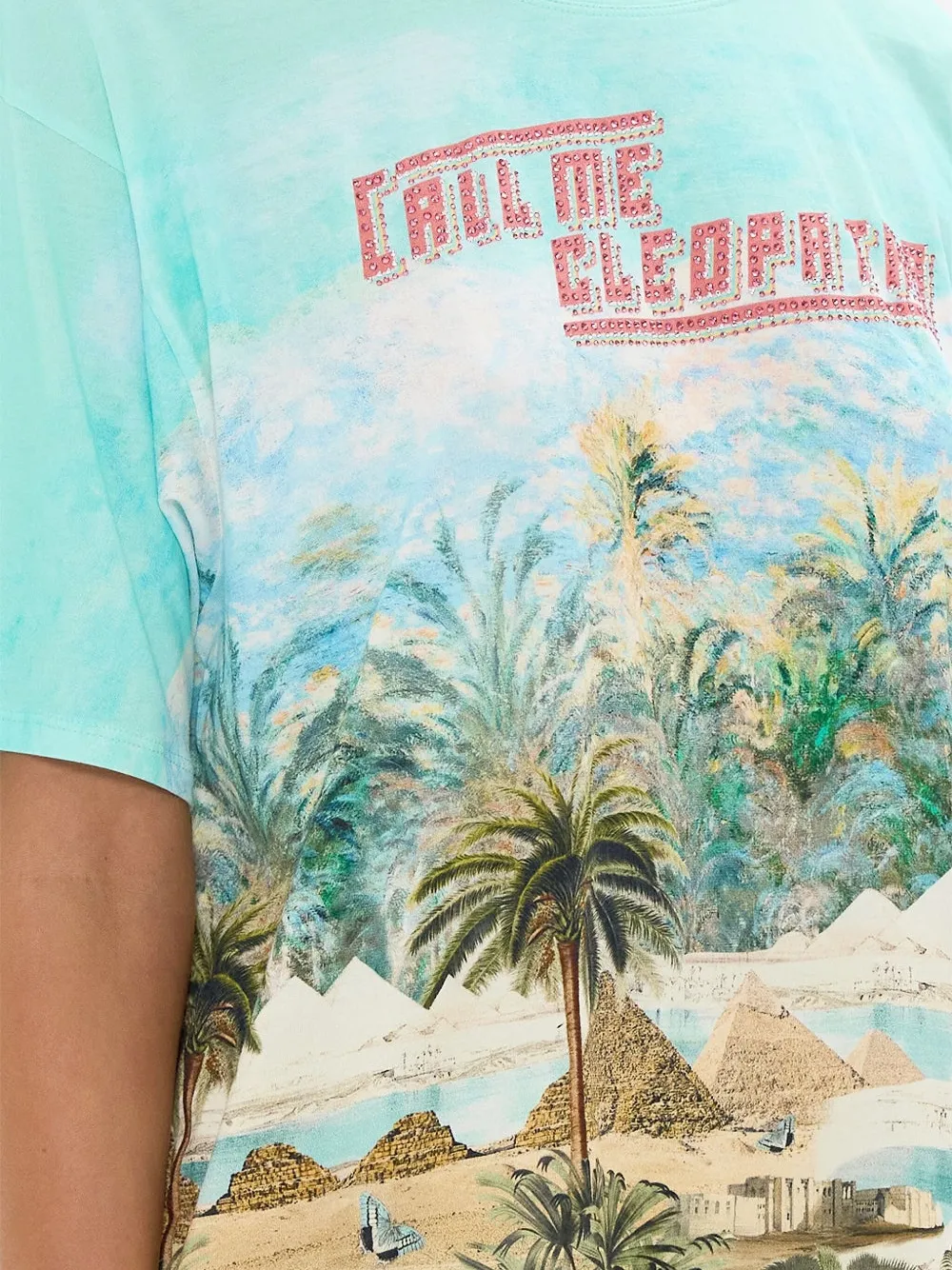 Camilla Multi Views of the Valley T-shirt Blauw