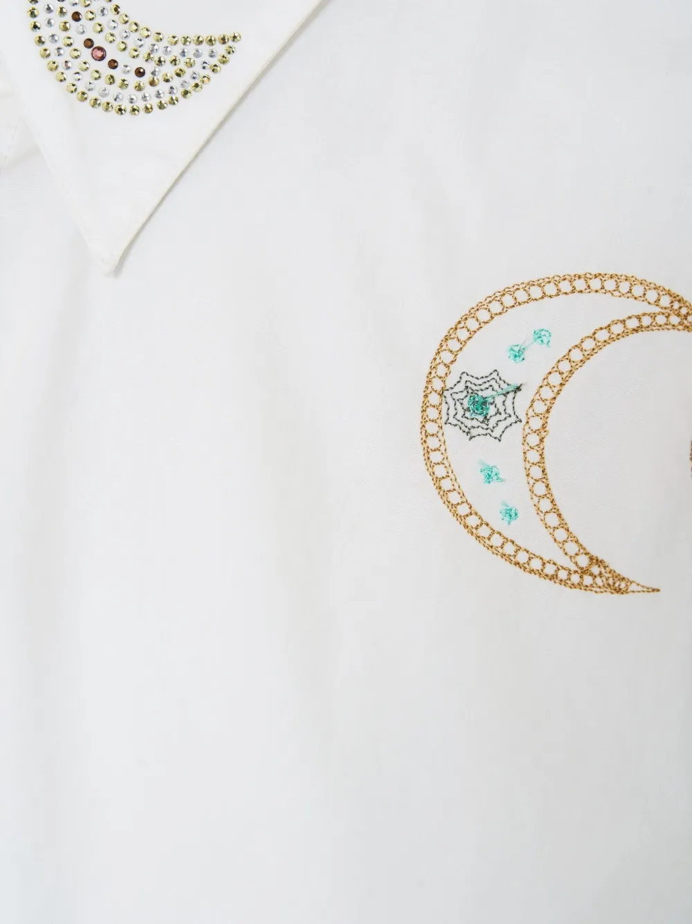 Camilla Blouse met ballonmouwen Wit