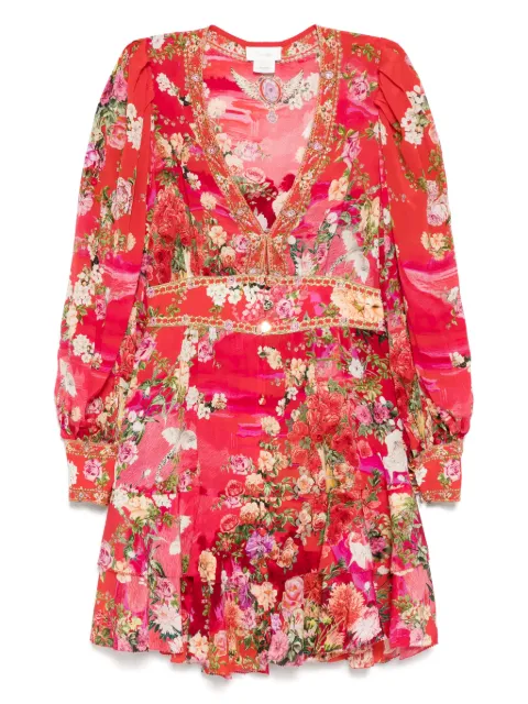 Camilla The Sweet Home Alexandria Button Front Frill mini dress