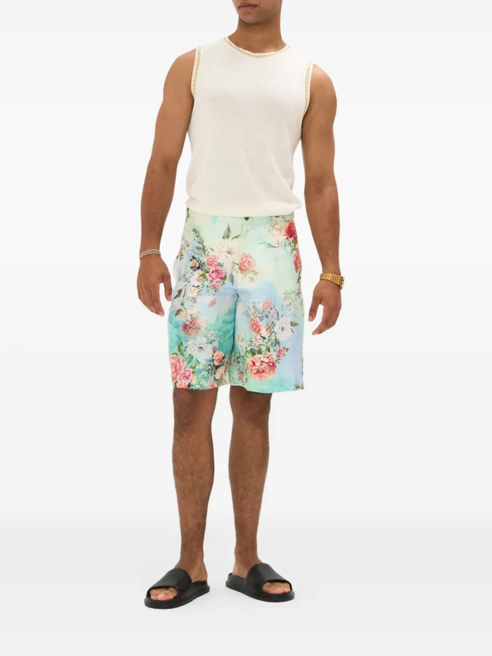Camilla The Jewellery Museum shorts - Blauw