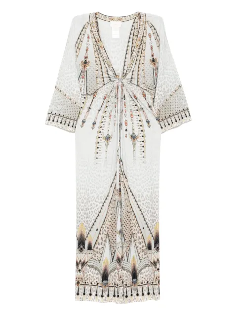 Camilla draped jersey dress