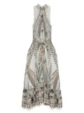 Camilla Sahara Starlet Necktie Elasticated Waist dress - Grey