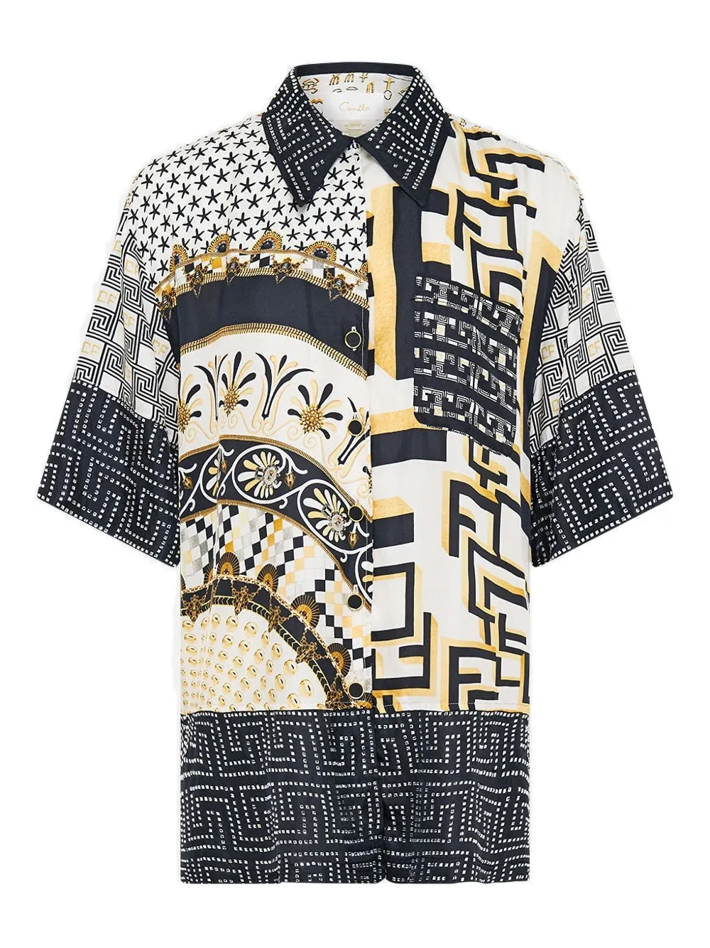 Camilla camisa Temples of Dendara | negro | Image 1