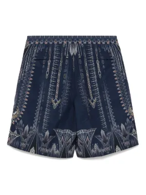 MASU グラフィック ショートパンツ | ブルー | FARFETCH JP