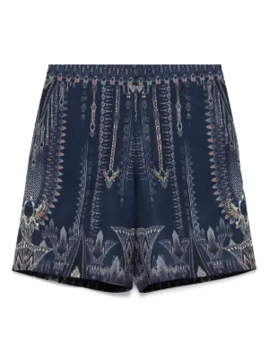 MASU グラフィック ショートパンツ | ブルー | FARFETCH JP
