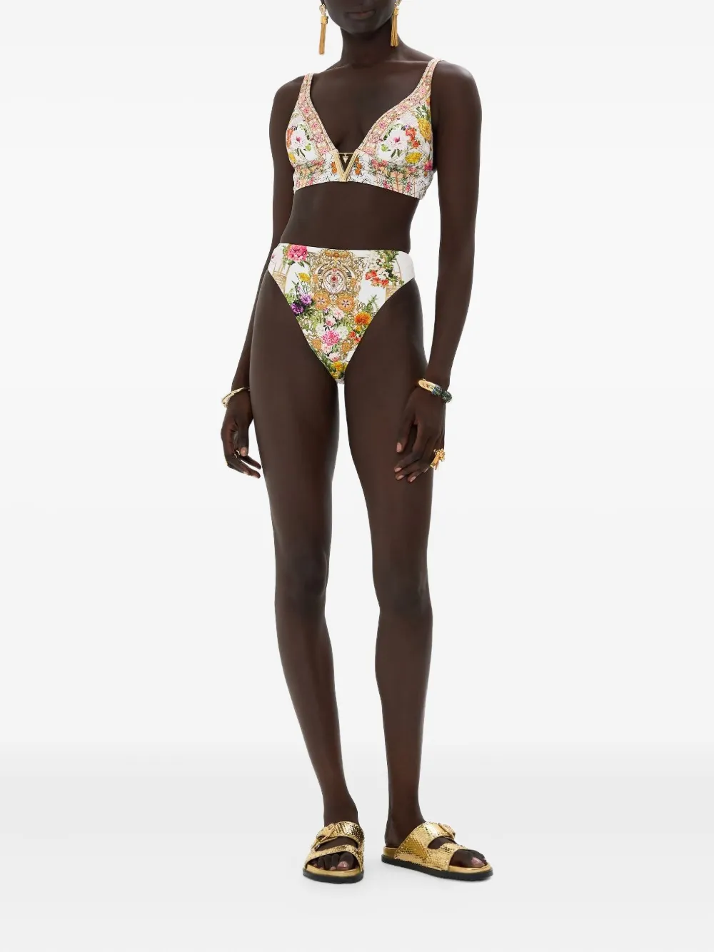 Camilla Egyptian Rose bikinislip Wit