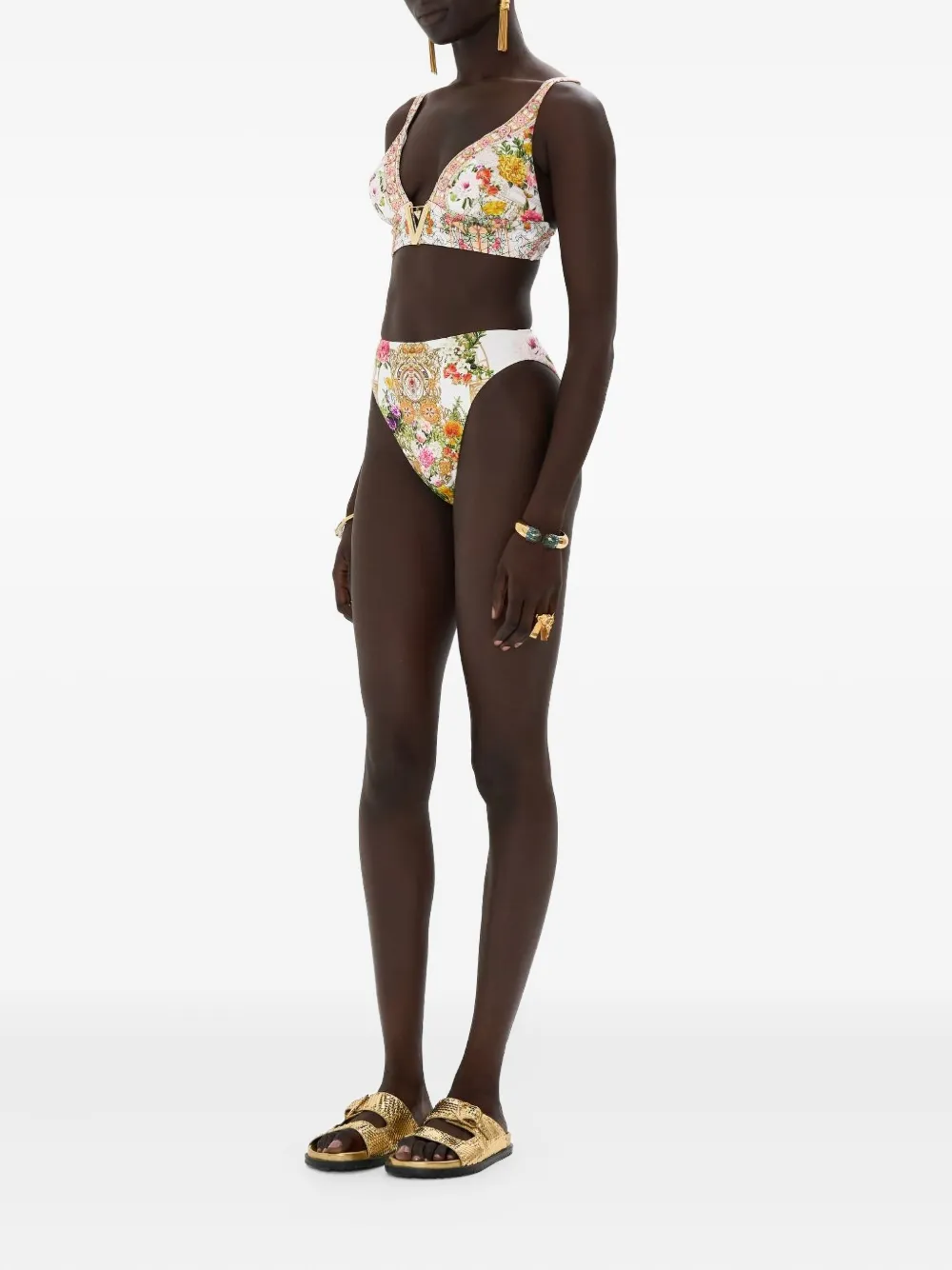 Camilla Egyptian Rose bikinislip Wit