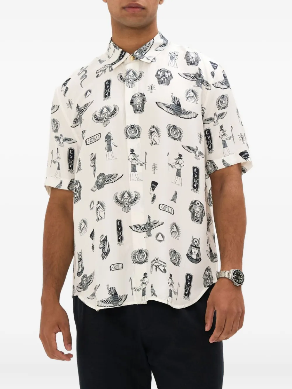 Camilla Nubian Wonderland overhemd Wit