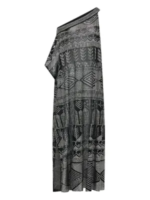 white beach dress nearby Chateau White Ruffle Maxi Dress - XL Size - Women's Dresses main image 1