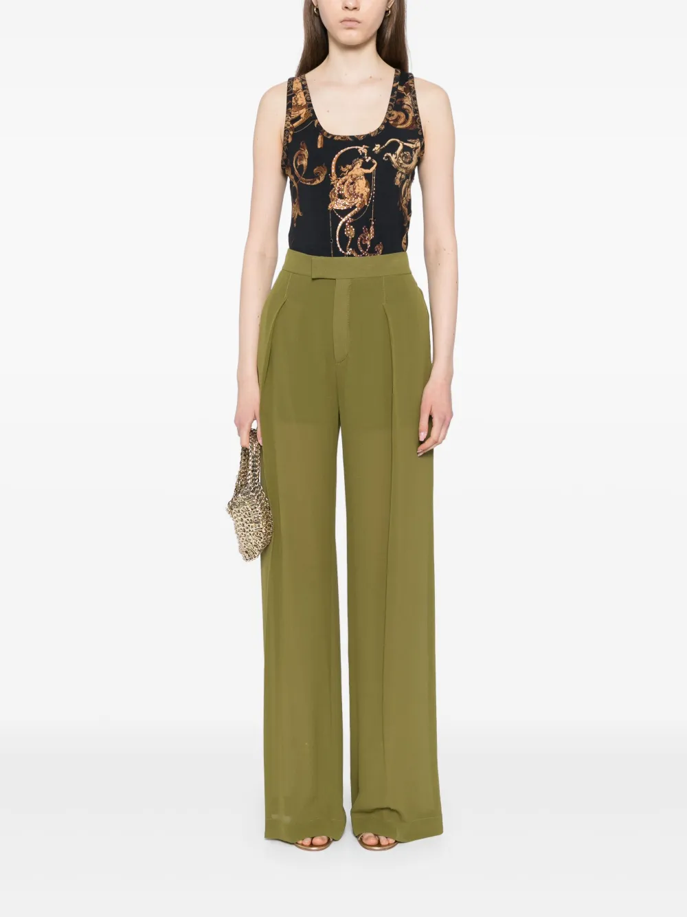 Camilla camiseta con escote redondo | Chalecos y camisetas | Image 2