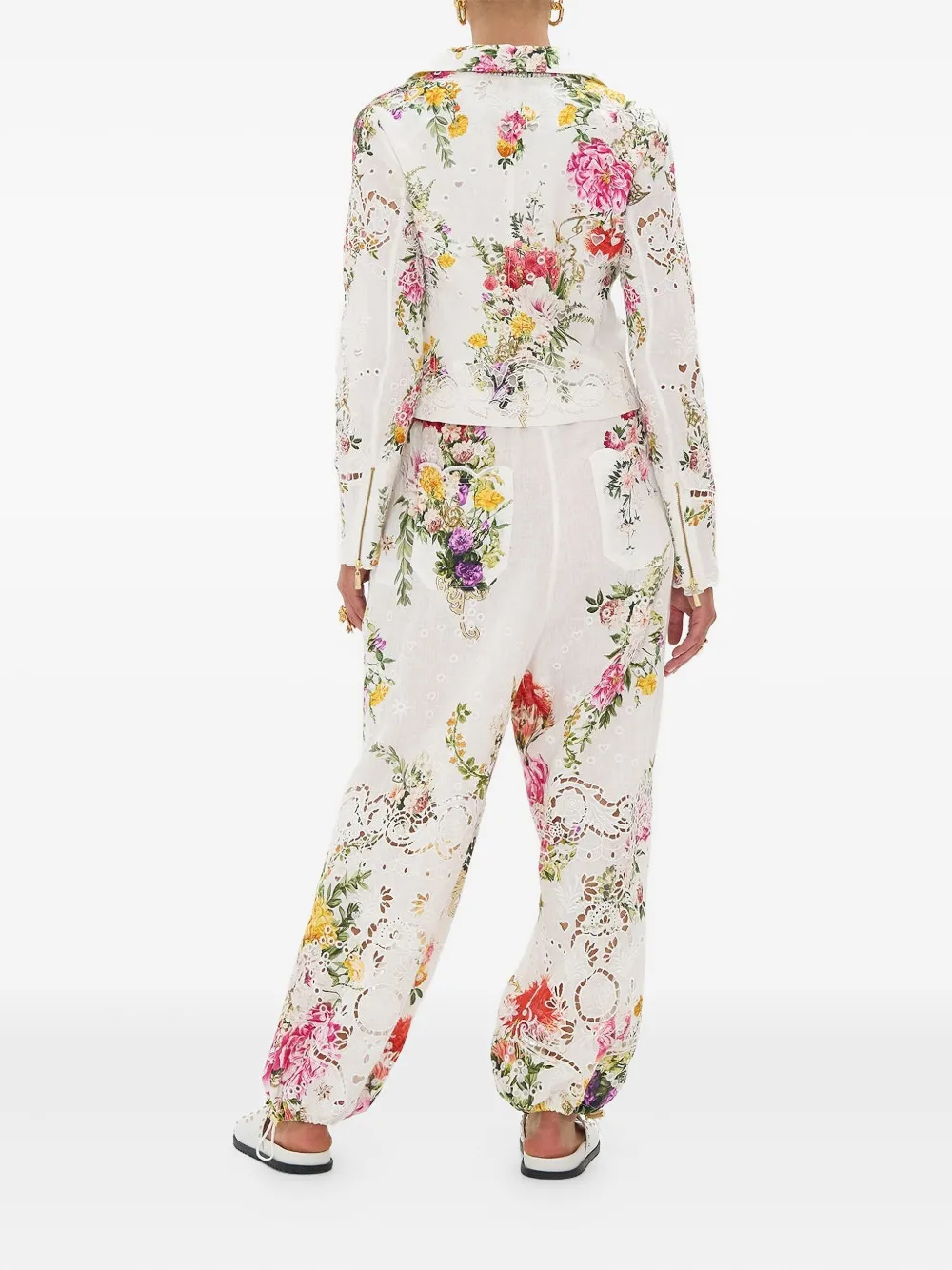 Camilla Egyptian Rose broek Wit