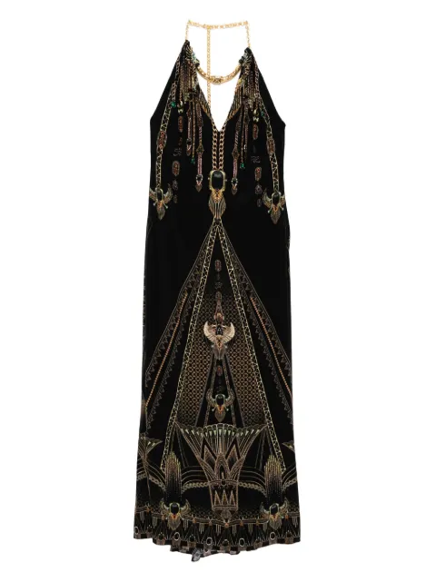 Camilla low back long dress