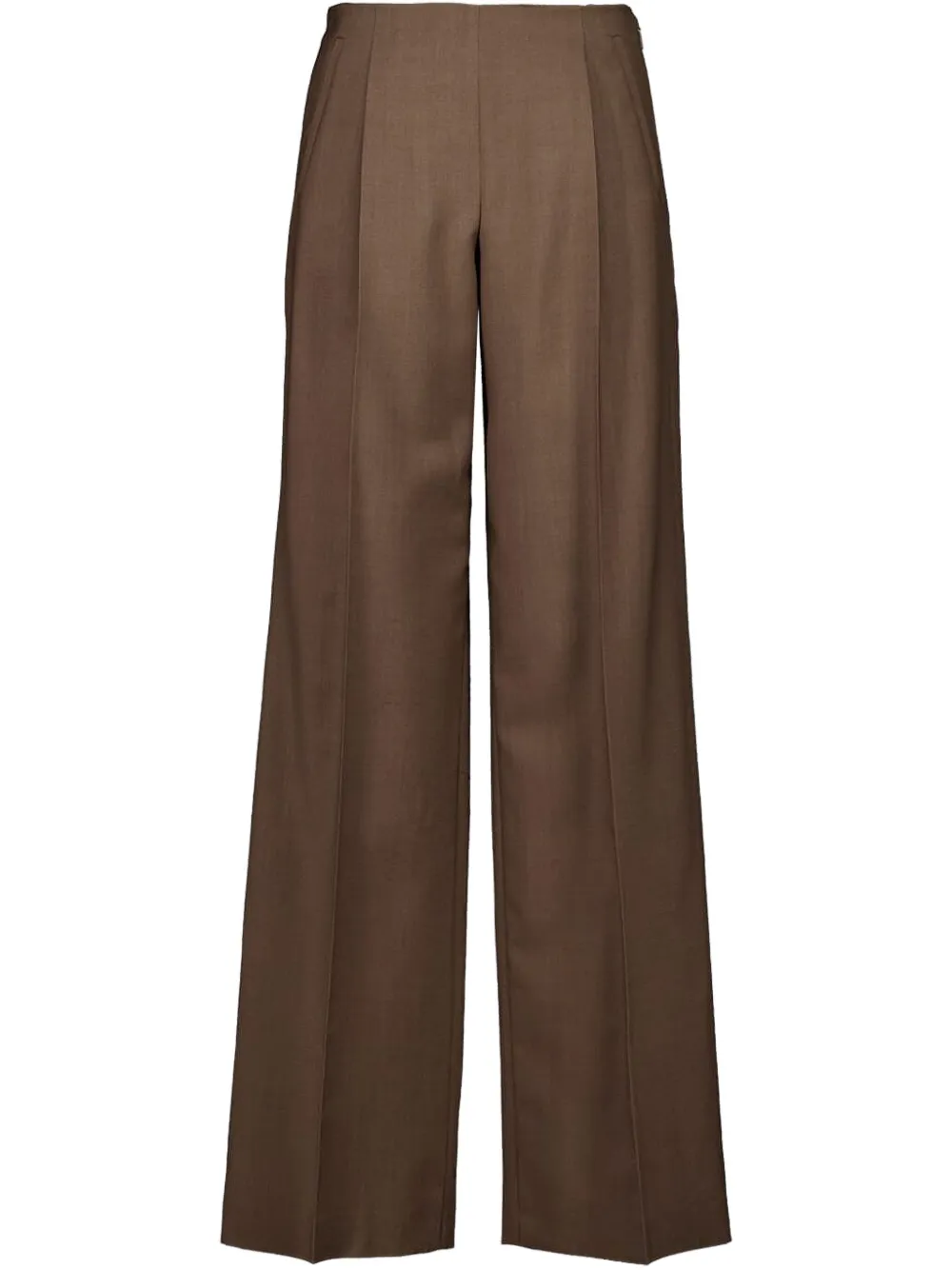 wide-leg tailored trousers