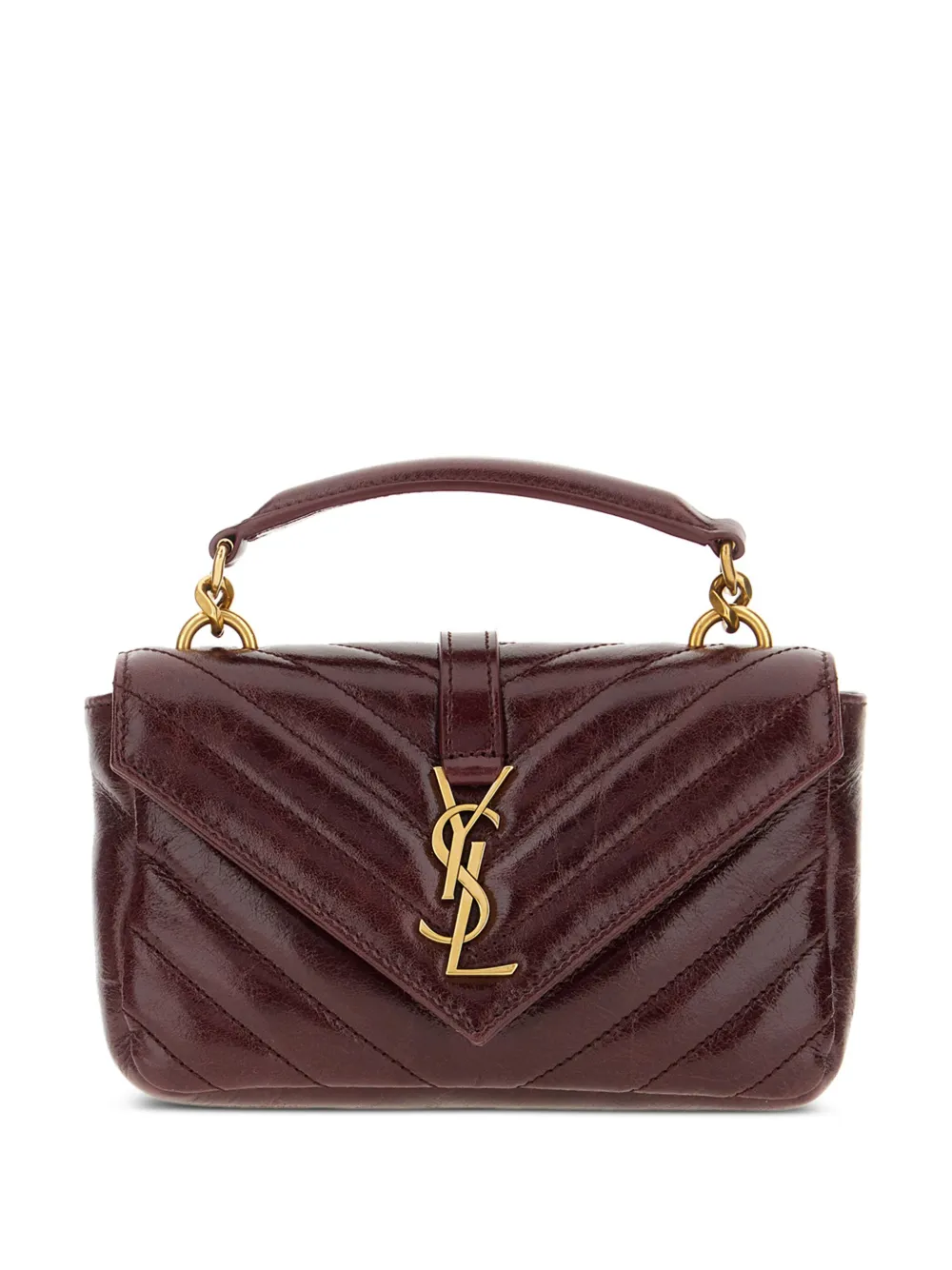 Saint Laurent College mini-shopper Rood