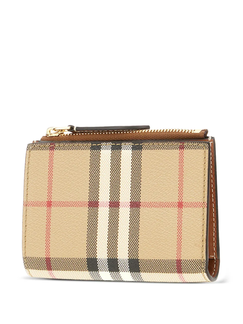Burberry Geruite portemonnee Beige