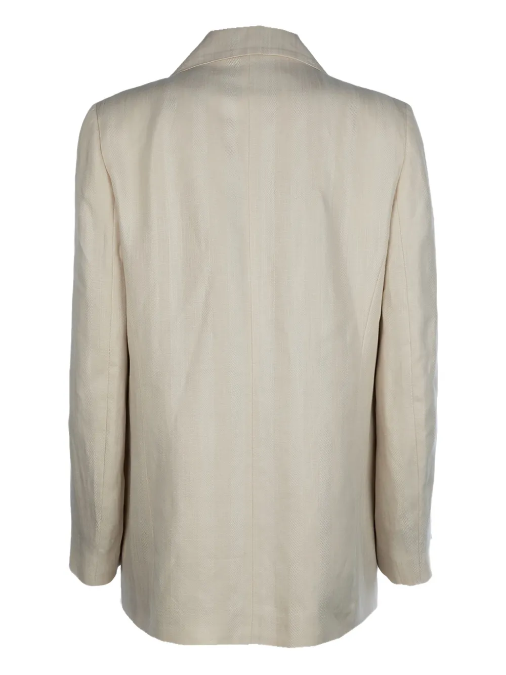 Peserico Single-breasted Blazer In Neutral
