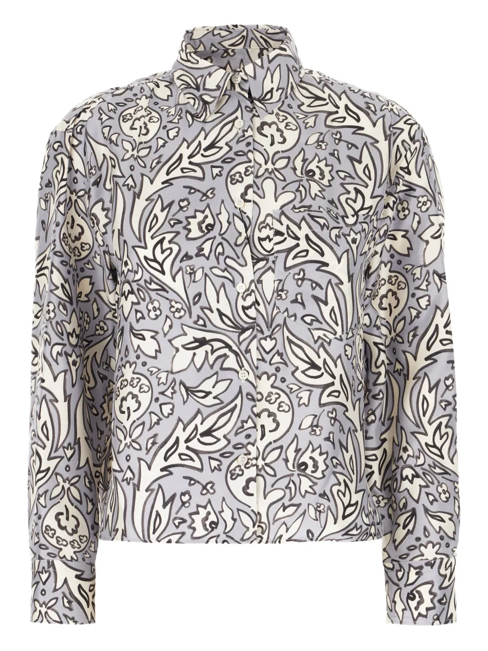 Weekend Max Mara Zijden blouse Grijs