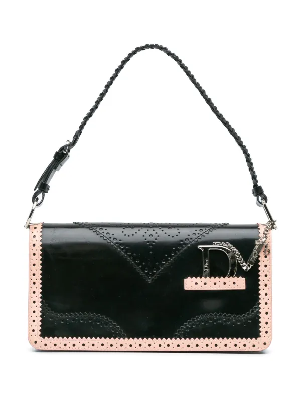 Christian Dior Pre-Owned 2004 レザー Dトリック ブローグ