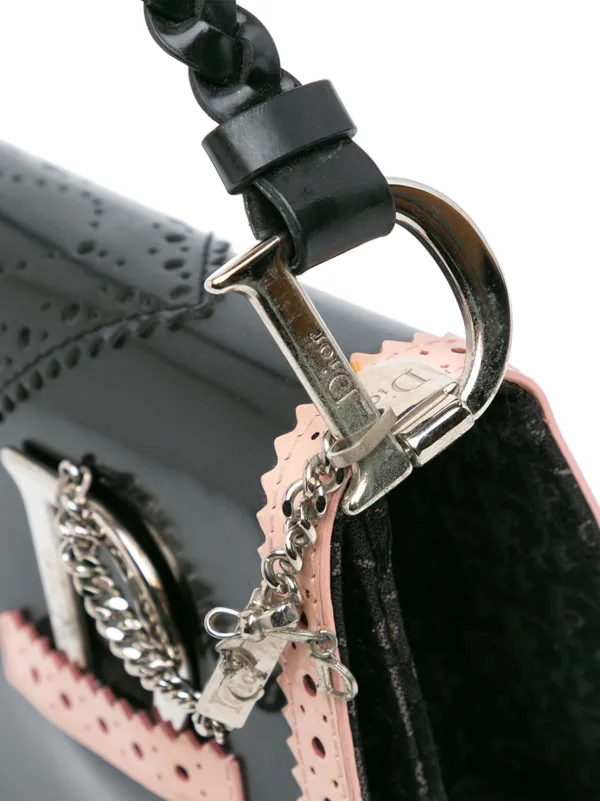 Christian Dior Pre-Owned 2004 Leather D'Trick Brogue Spectator Bag