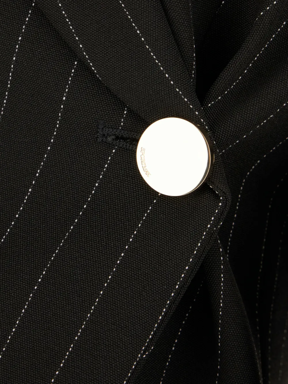 Sportmax Gestreepte blazer Zwart