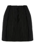 Sportmax pinstripe mini skirt - Black