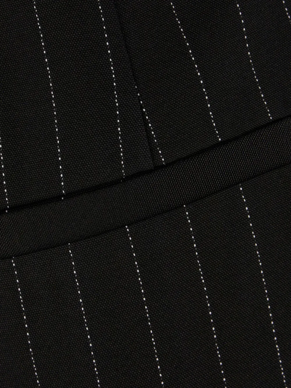Sportmax pinstripe mini skirt - Zwart