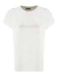 PANICALE sequin-embellished T-shirt - White