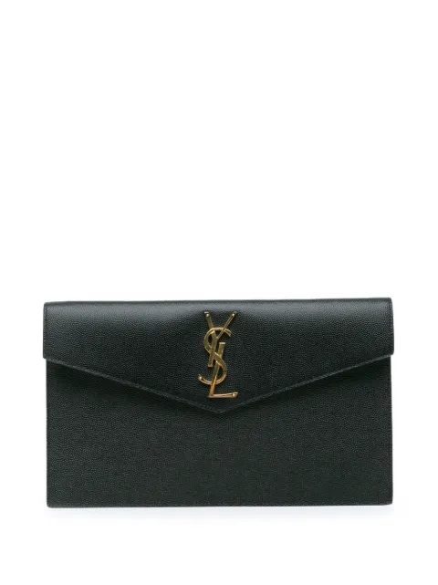 Saint Laurent Pre-Owned 2023 Grain de Poudre Uptown Pouch clutch bag