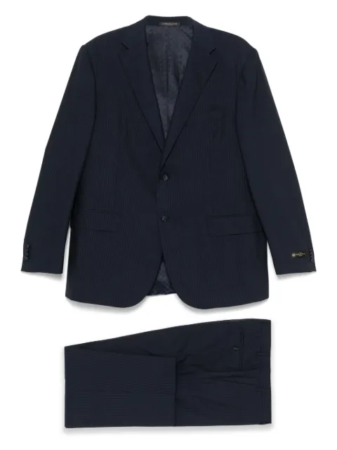 Corneliani traje con motivo de rayas