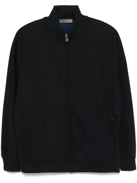 Corneliani chamarra con logo bordado