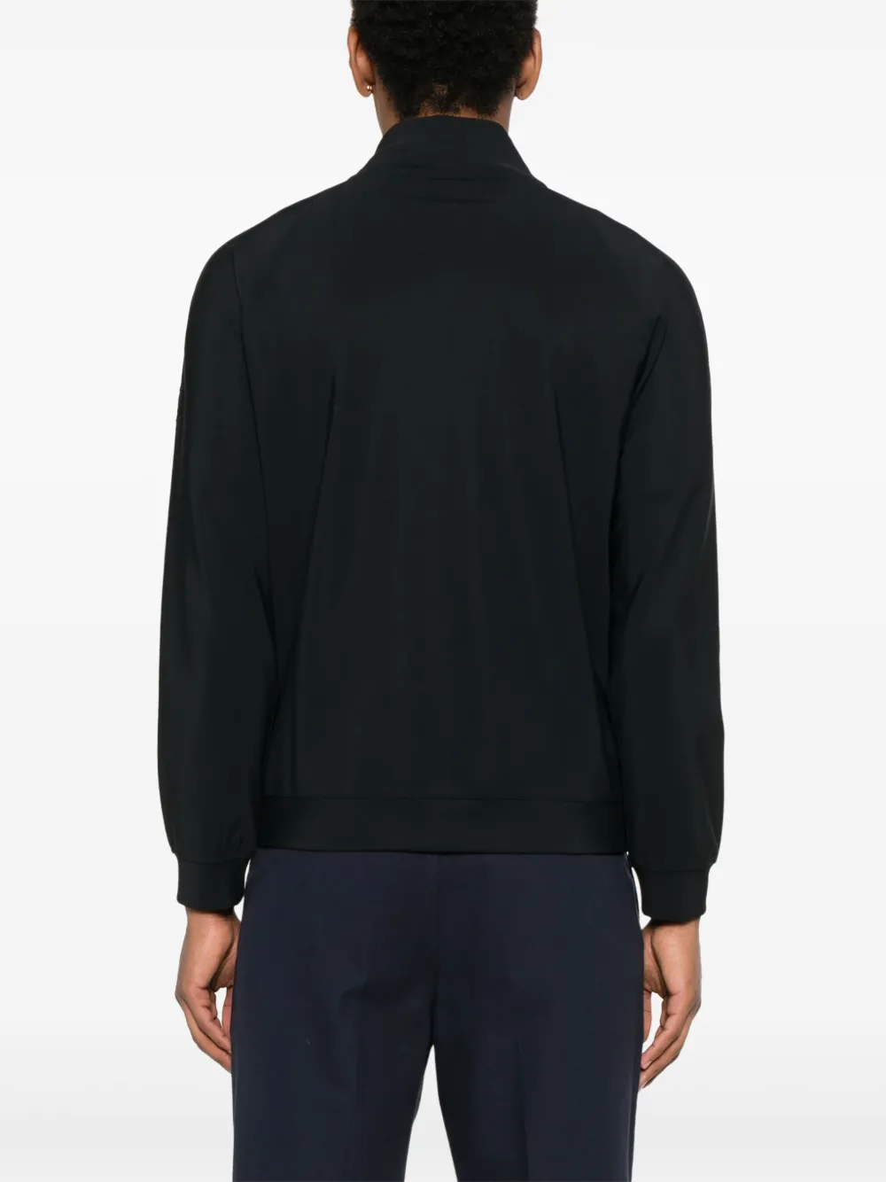 Corneliani Jack met geborduurd logo Zwart