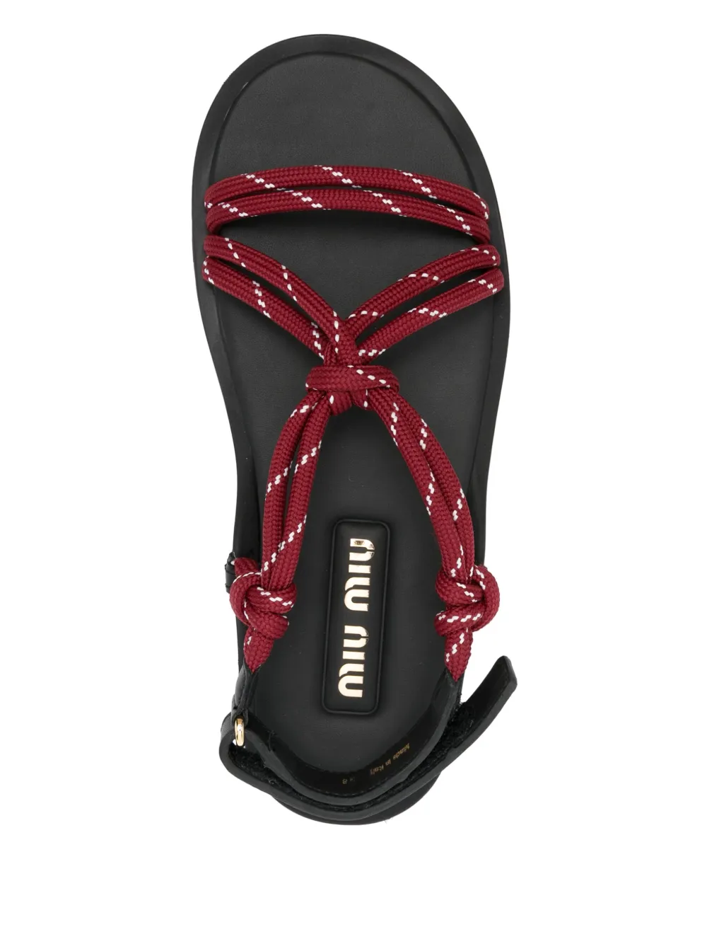 Miu Nastro sandals Red