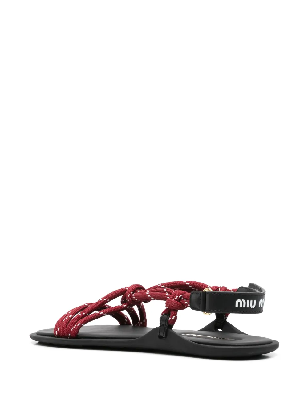 Miu Nastro sandals Red