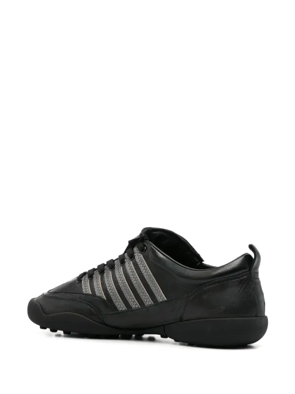 【関税込み】DSQUARED2 Smooth leather＆suede Boxer sneakers Boxer Sneakers