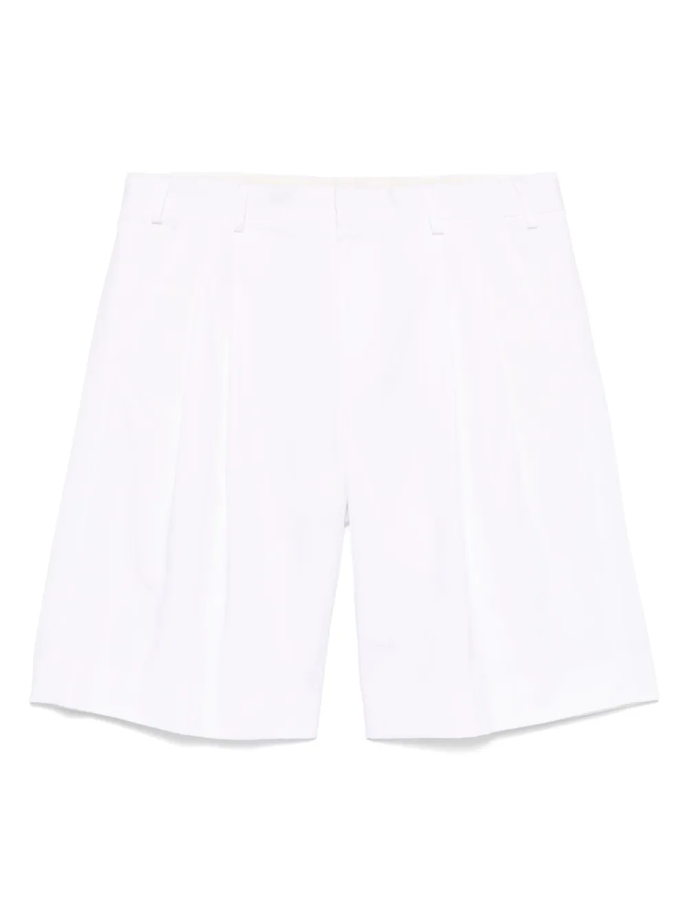 double-pleat shorts