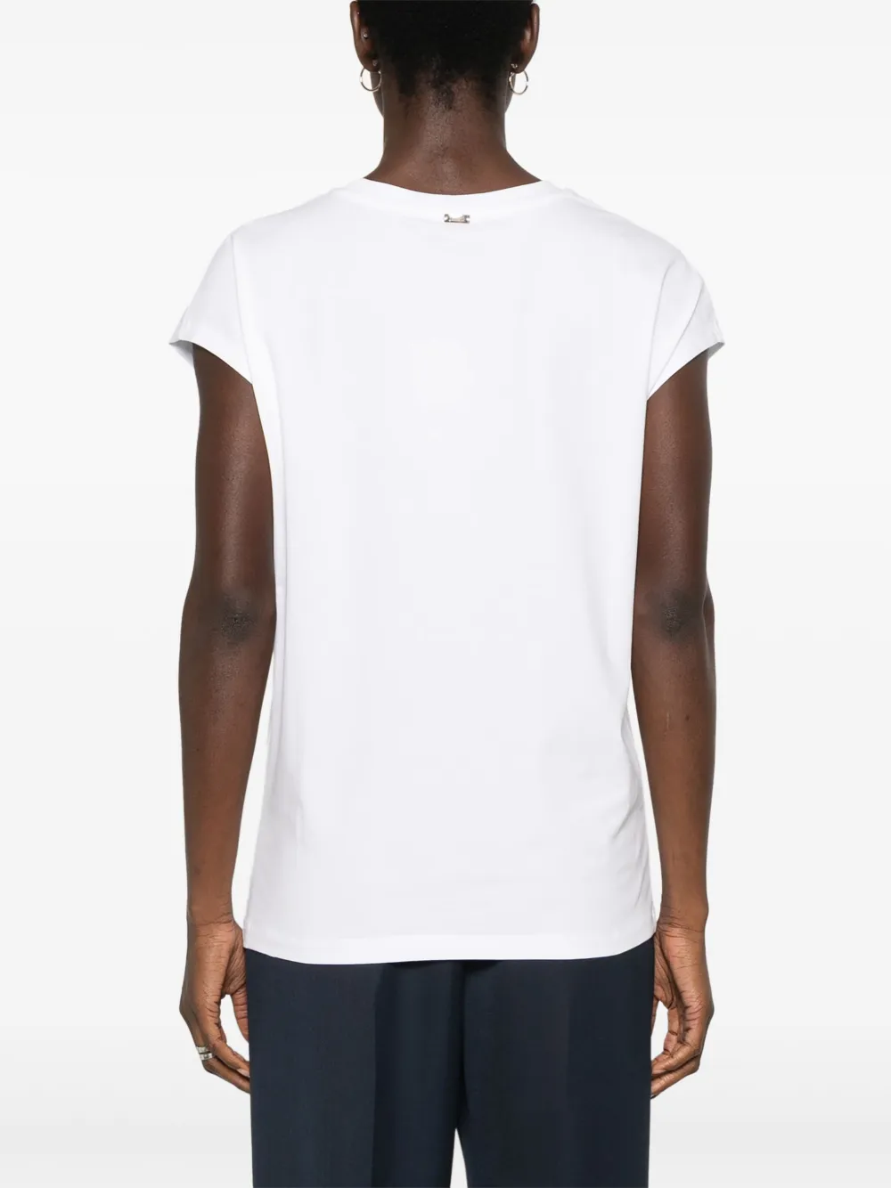 Herno T-shirt met print Wit