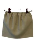 Gucci Tulip elastic-waistband linen mini skirt - Neutrals